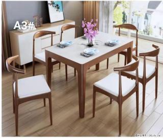 T08高级长方桌，胡桃色  1.35米带炉一桌四椅650元，现货11套。 - 石家庄28生活网 sjz.28life.com